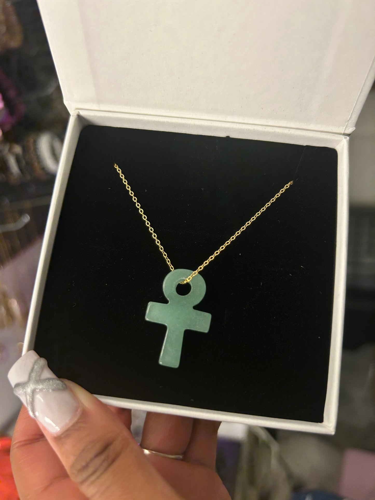 “Crystal Ankh” Necklace