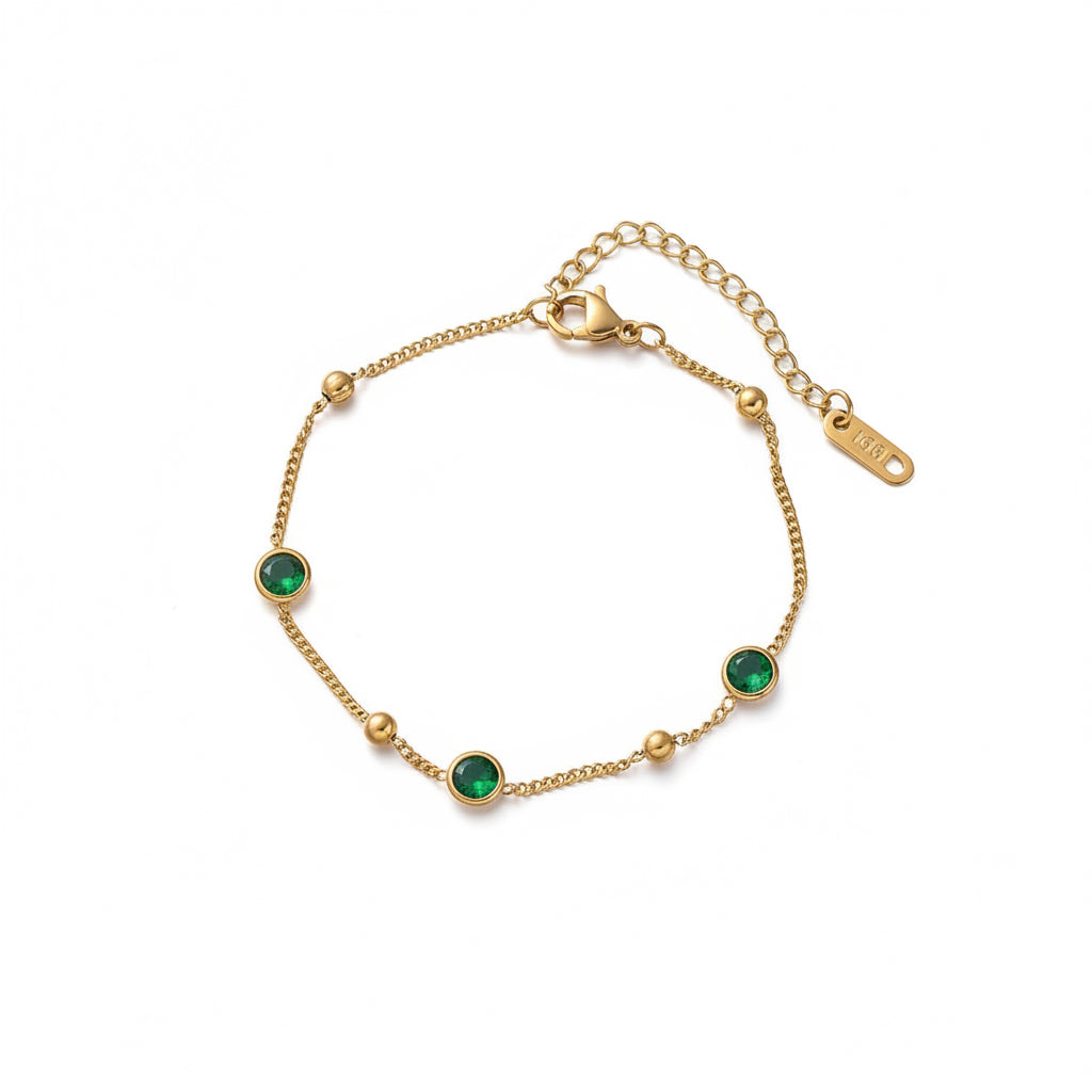 “Jaded” Golden Anklet