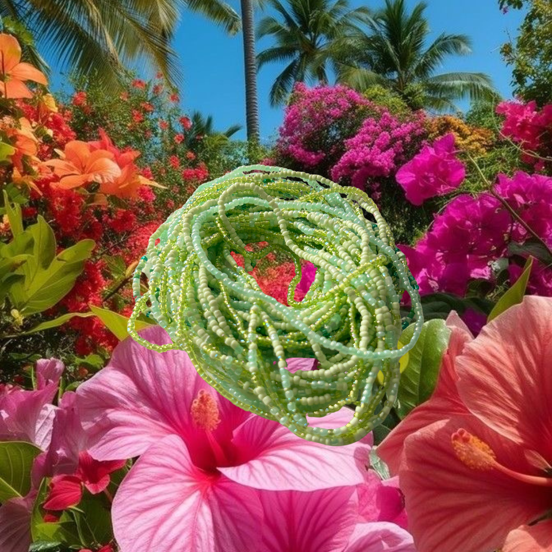 “Sage” Beaded Anklet Stack Bundle