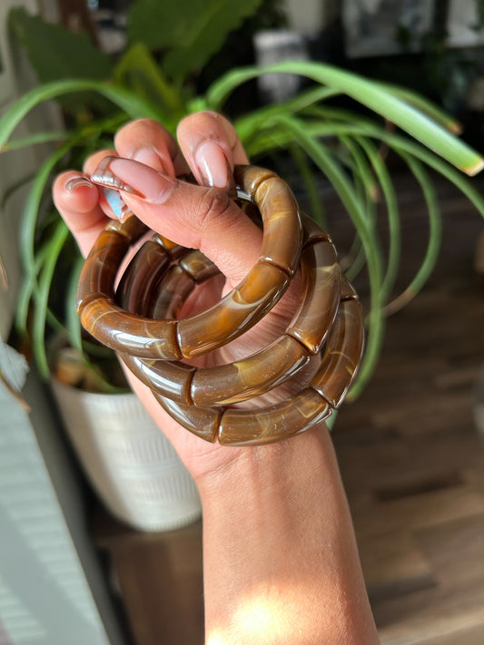 "Mocha" Stretch Bangle (1pc)