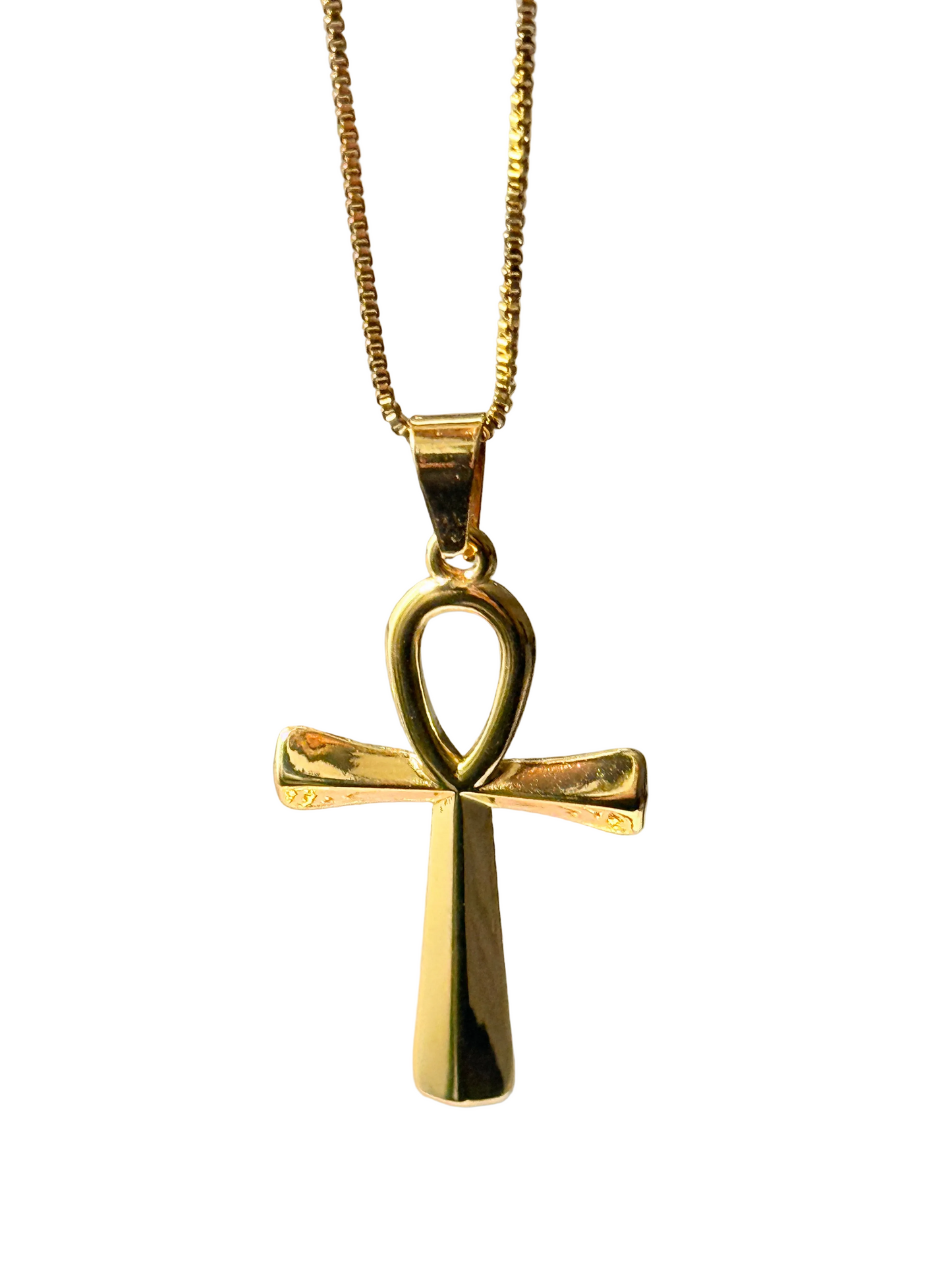 “The Ankh” Golden Necklace