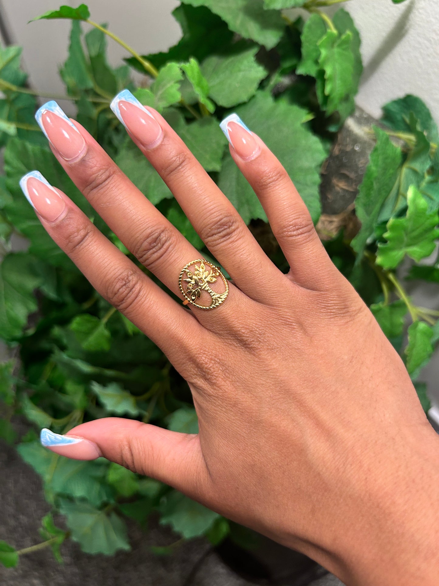 “Tree of Life” Adjustable Ring