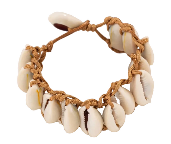 “Ropped” Cowrie Shell Bracelet