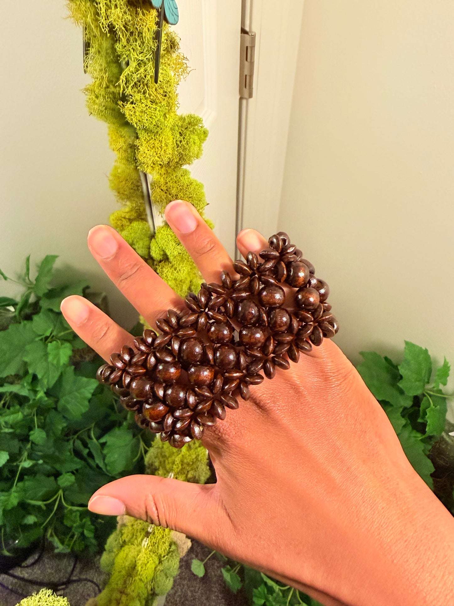“Wooden Stretch Bracelets”