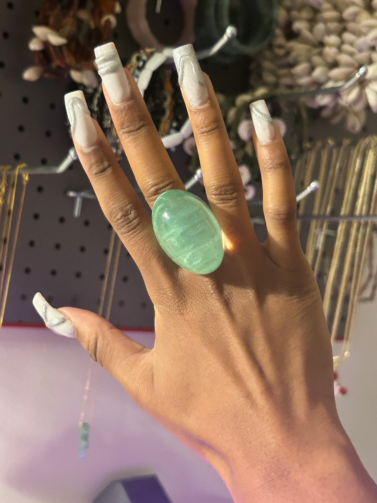 “Emerald” Chunky Ring