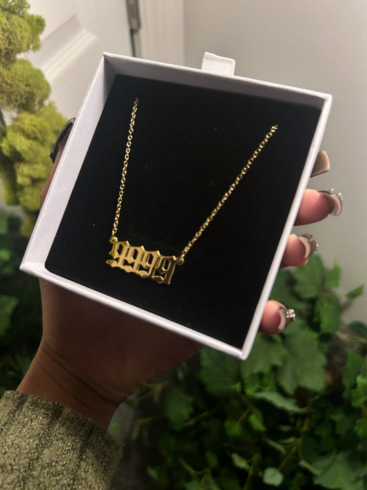 “9999” Angel Number Necklace (limited stock)