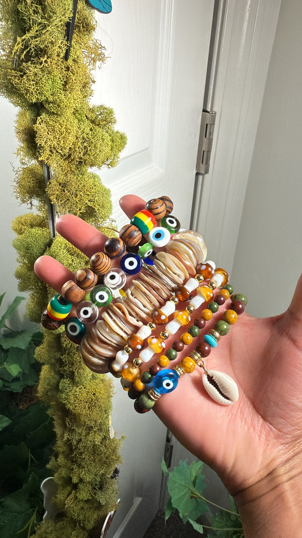 “Adaiya” Beaded Stack (7pcs)